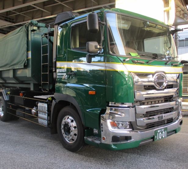 産業廃棄物運搬用コンテナ車12t
